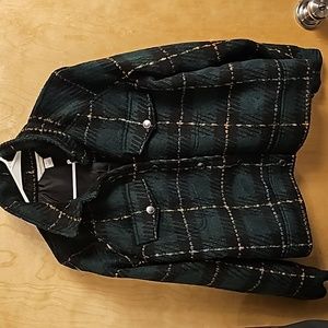 Christopher & Banks plaid jacket